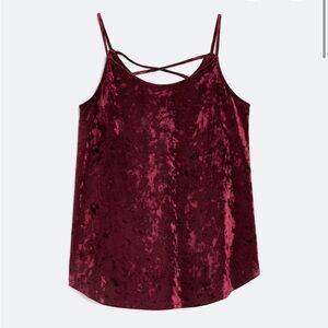 Kaileigh Felda lattice back detail knit tank